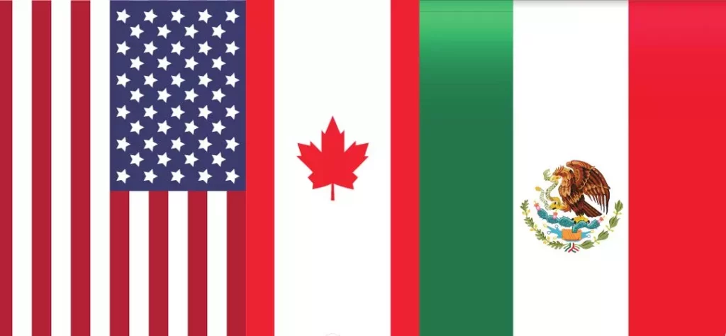 2026世界盃主辦國加拿大、墨西哥、美國