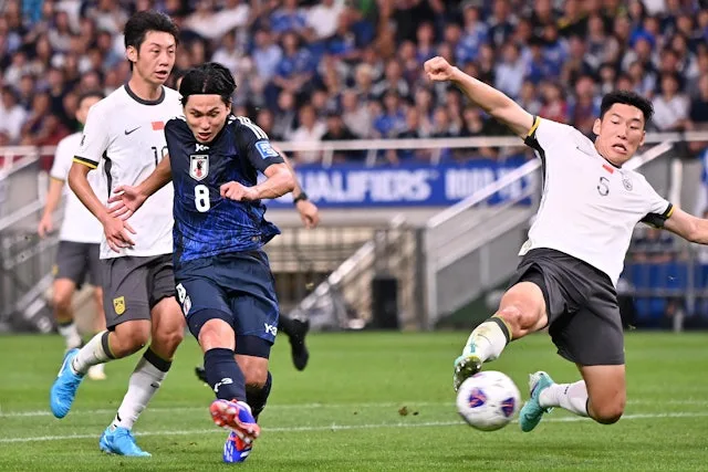 2026世界盃 2025亞洲區外圍賽賽程整理 6 2026世界盃 2025亞洲區外圍賽賽程整理 2024年09月05日 2026世界盃 亞洲區外圍賽 第三輪 日本VS中國 7:0 日本大幅超車領先 中國隊掛蛋結束