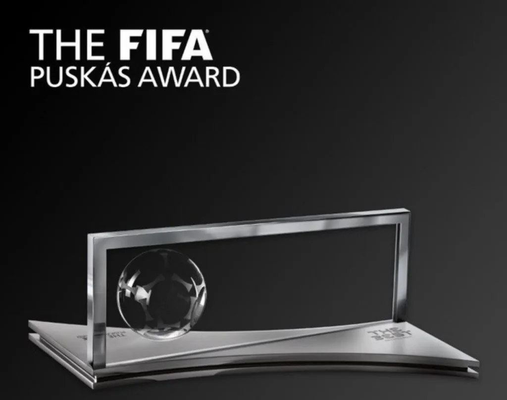 2026世界盃最佳進球全解析：經典回顧、評選標準與紀錄挑戰者！普斯卡什獎（FIFA Puskás Award）獎盃。普斯卡斯·費蘭（Puskás Ferenc）生涯上場過523場入509球，另外又代表匈牙利國家隊出戰85場攻入84球。享有「匈牙利球王」的稱號，亦是公認的二十世紀神射手。