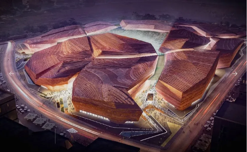 2034世界盃主辦國沙烏地阿拉伯新建足球場